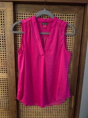 Vince Camuto Hot Pink Sleeveless V-Neck Camisole